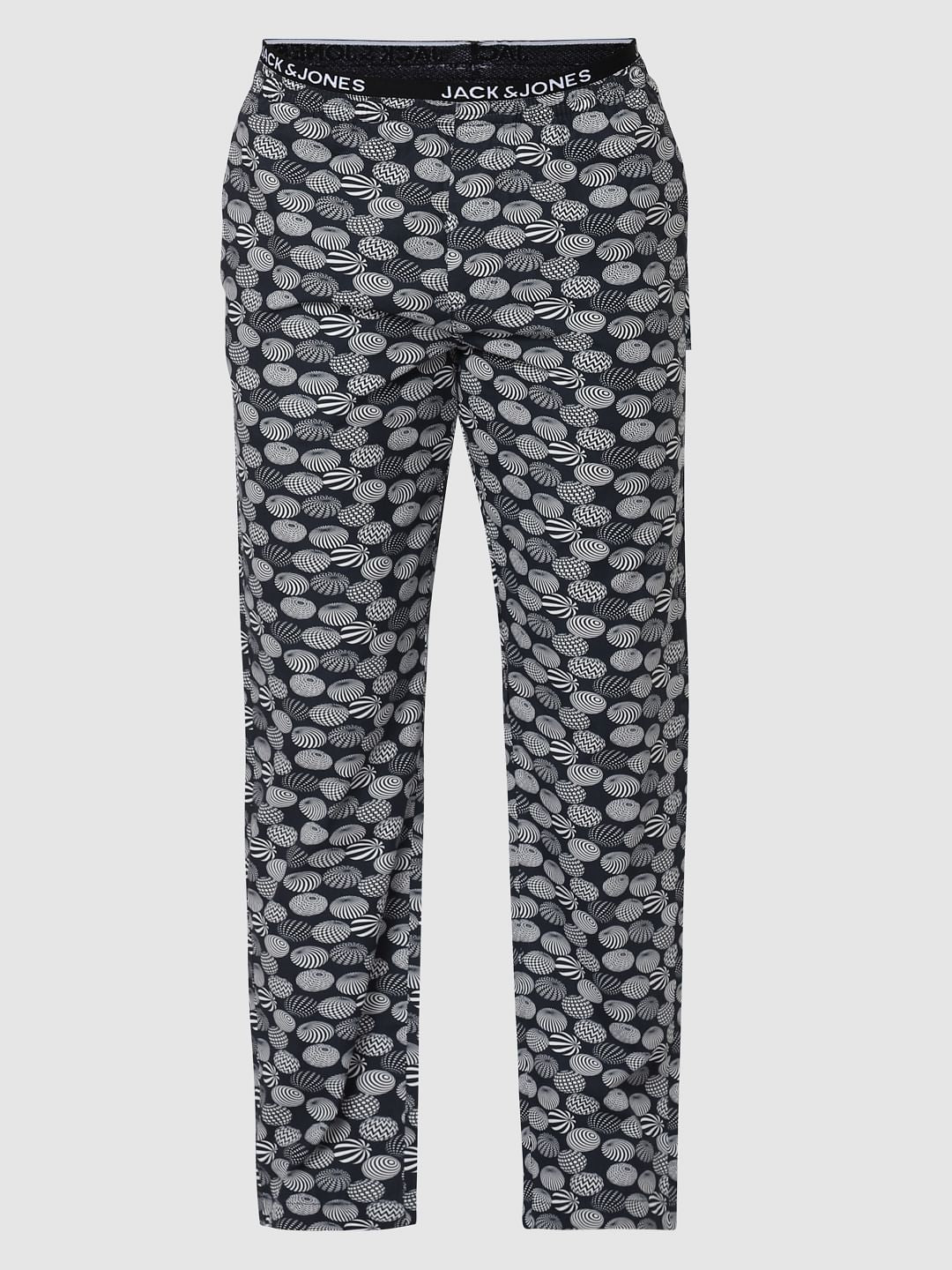 Black All Over Print Pyjama