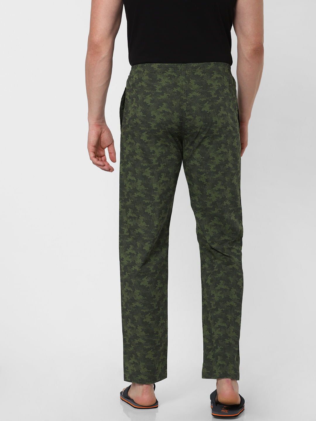 Green Camo Print Pyjama