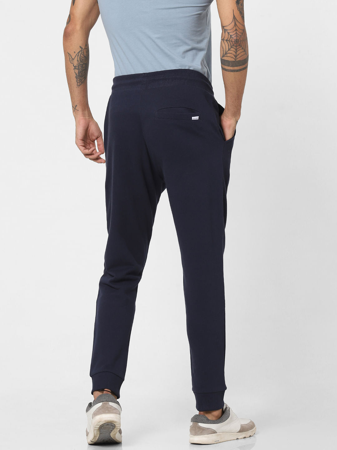 Navy Blue Drawstring Sweatpants