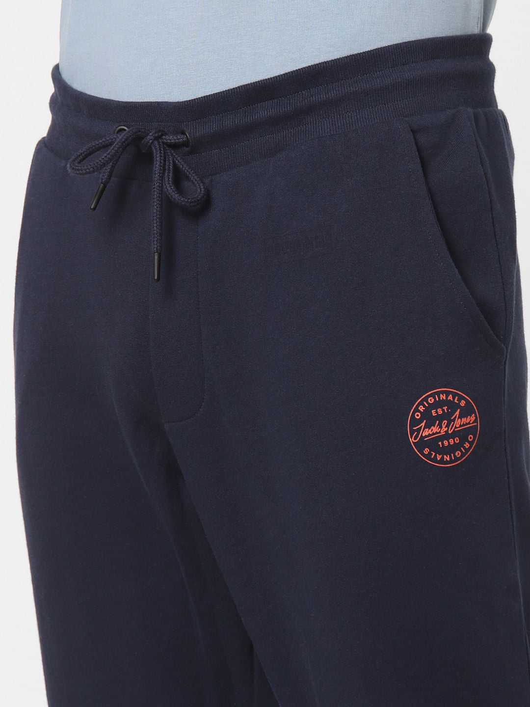 Navy Blue Drawstring Sweatpants