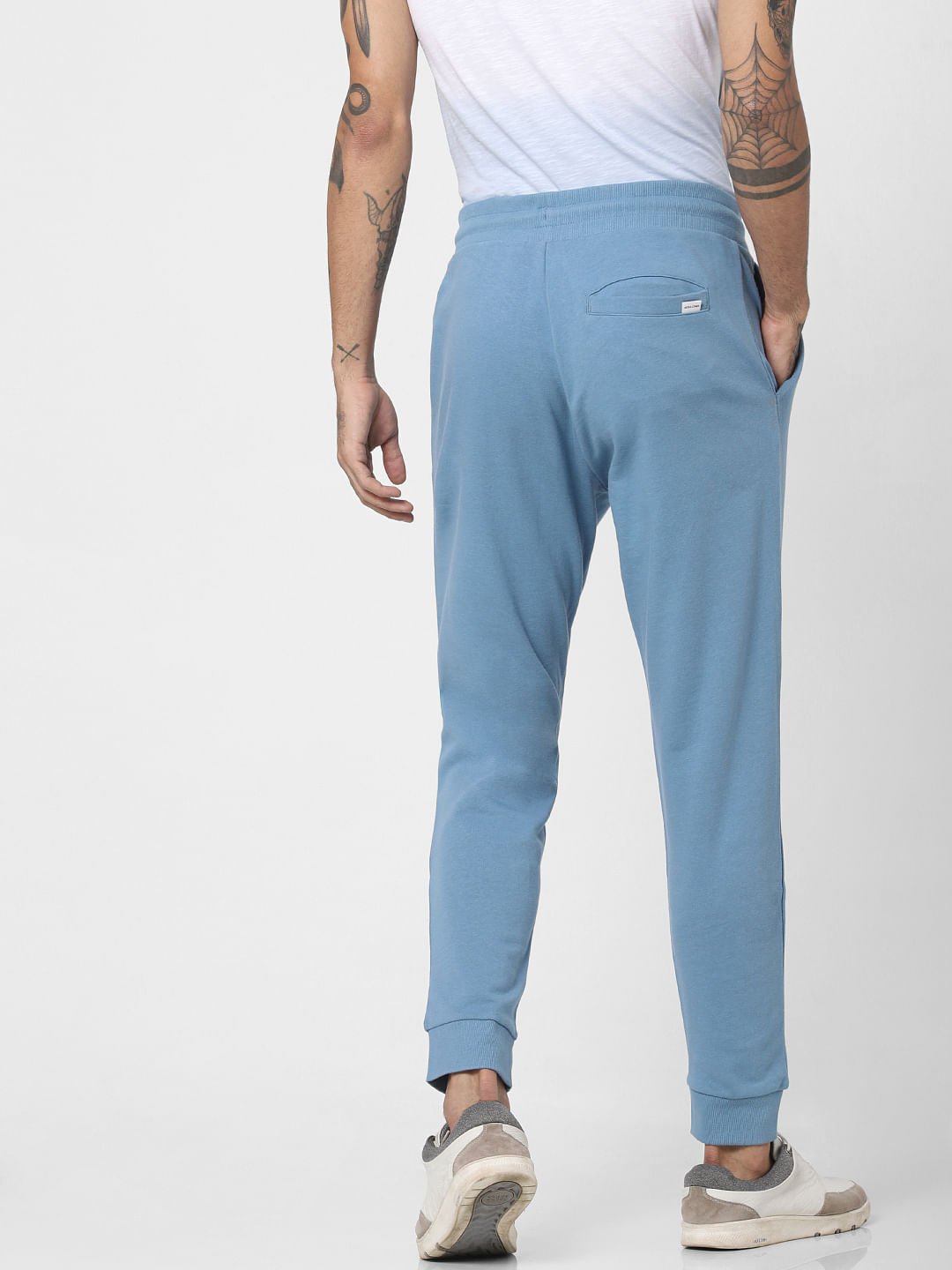 Blue Drawstring Sweatpants
