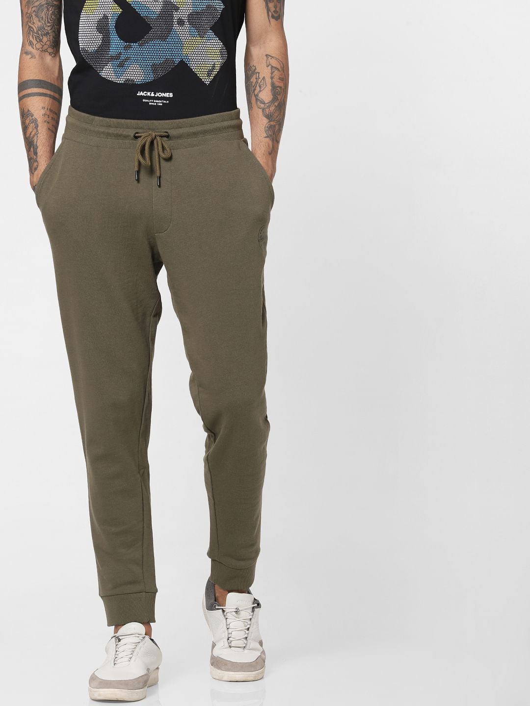 Green Drawstring Sweatpants