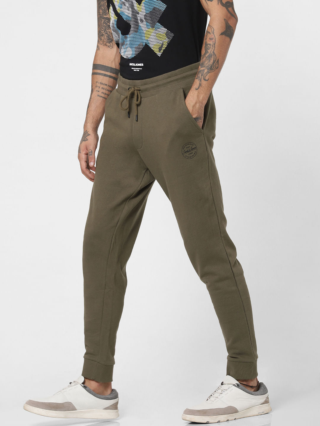 Green Drawstring Sweatpants