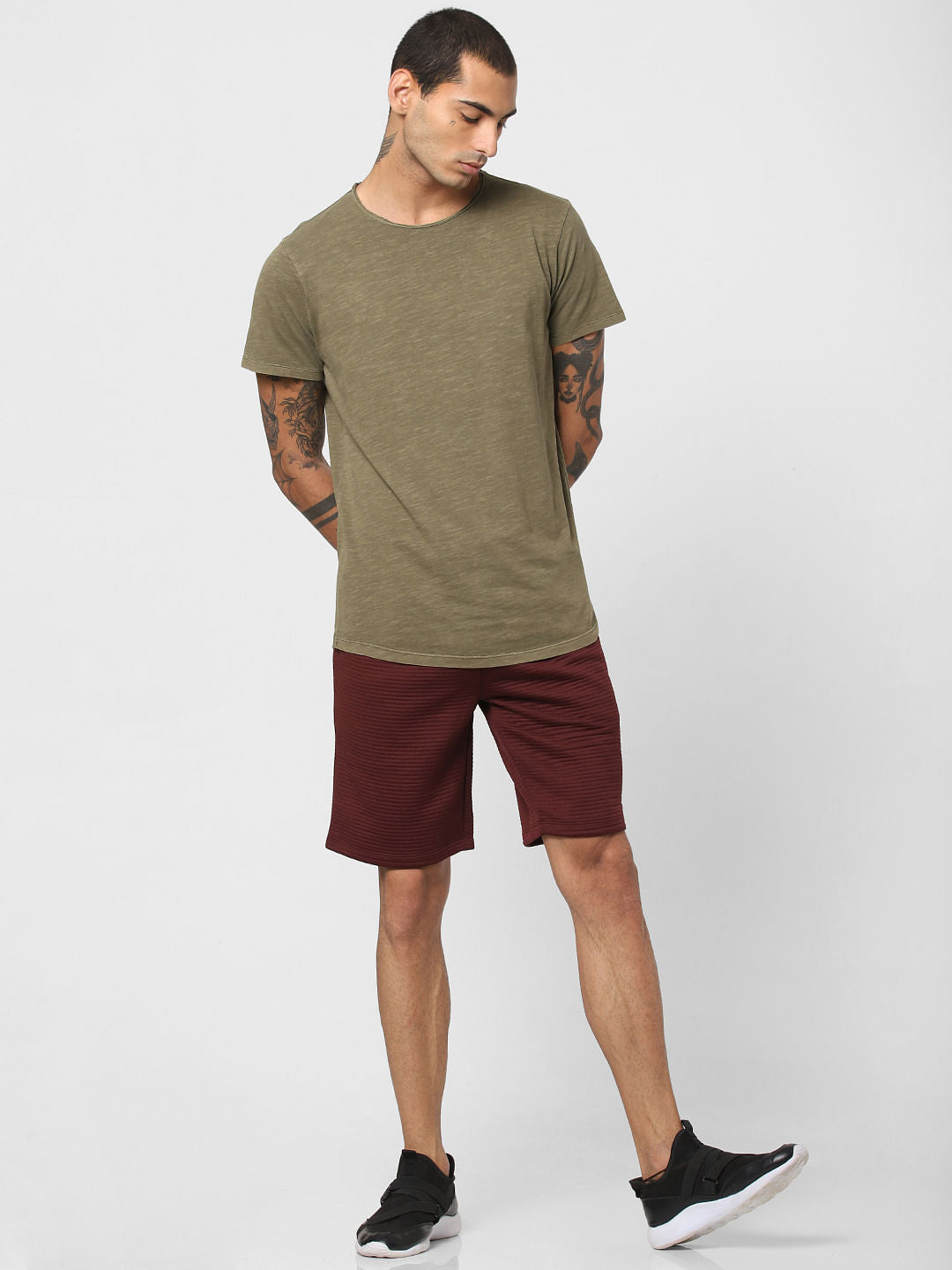 Green Crew Neck T-shirt