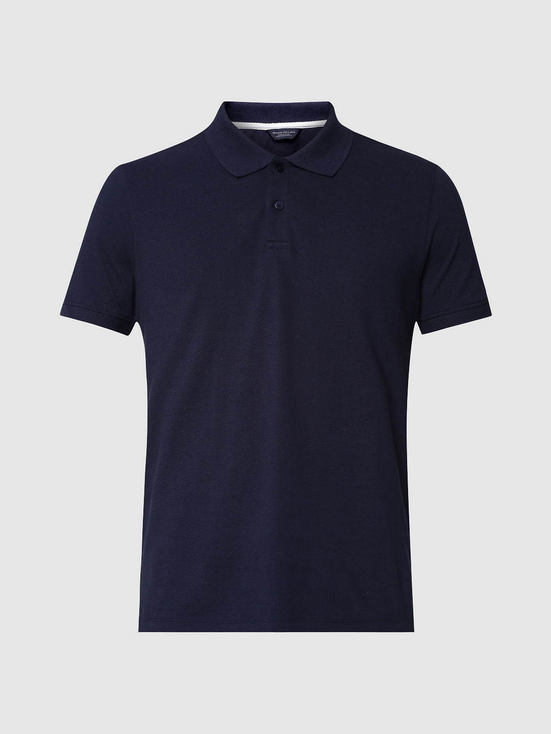 Navy Blue Cotton Polo