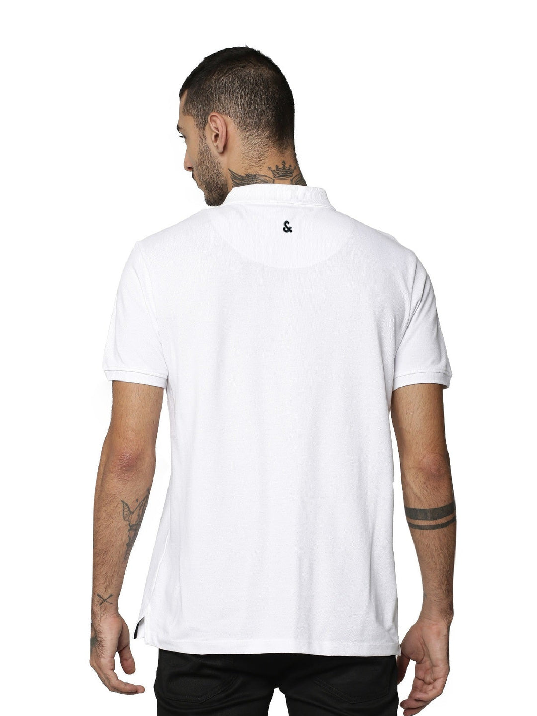 White Cotton Polo