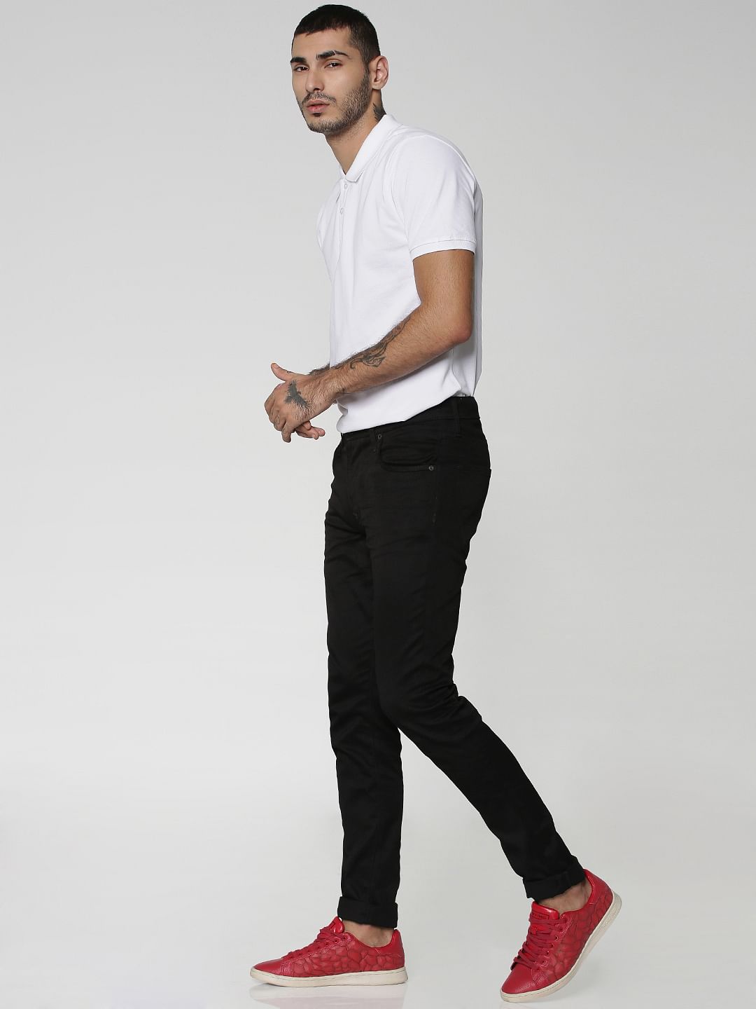 White Cotton Polo