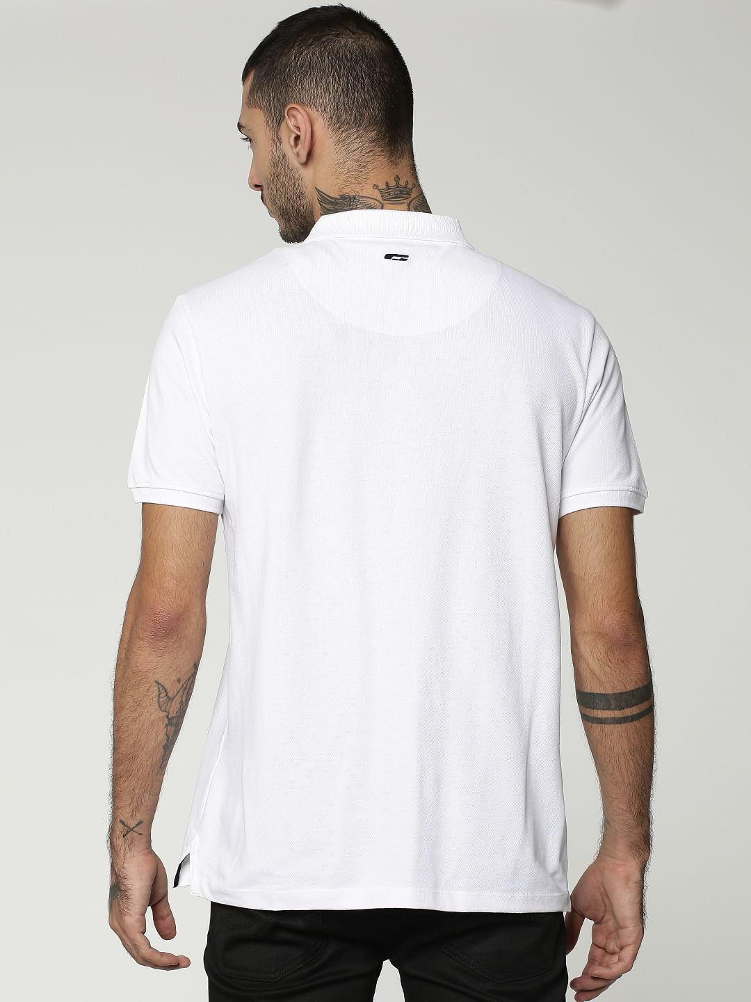 White Cotton Polo
