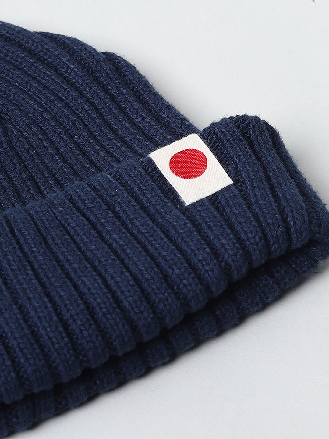 Navy Blue Ribbed Beanie