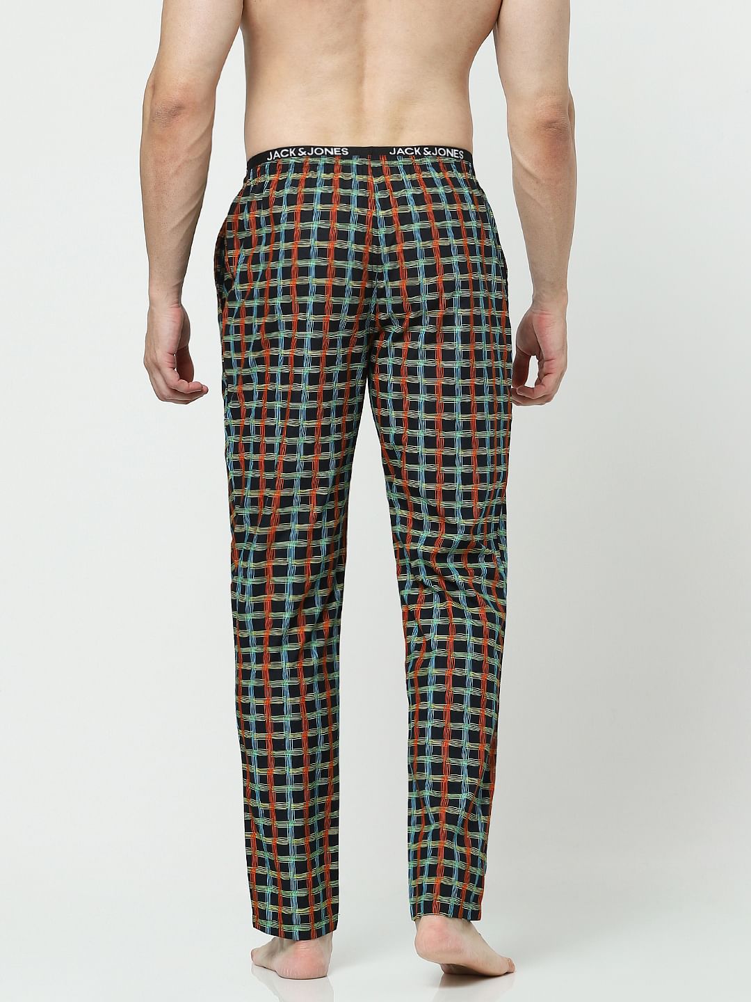 Black Printed Pyjamas