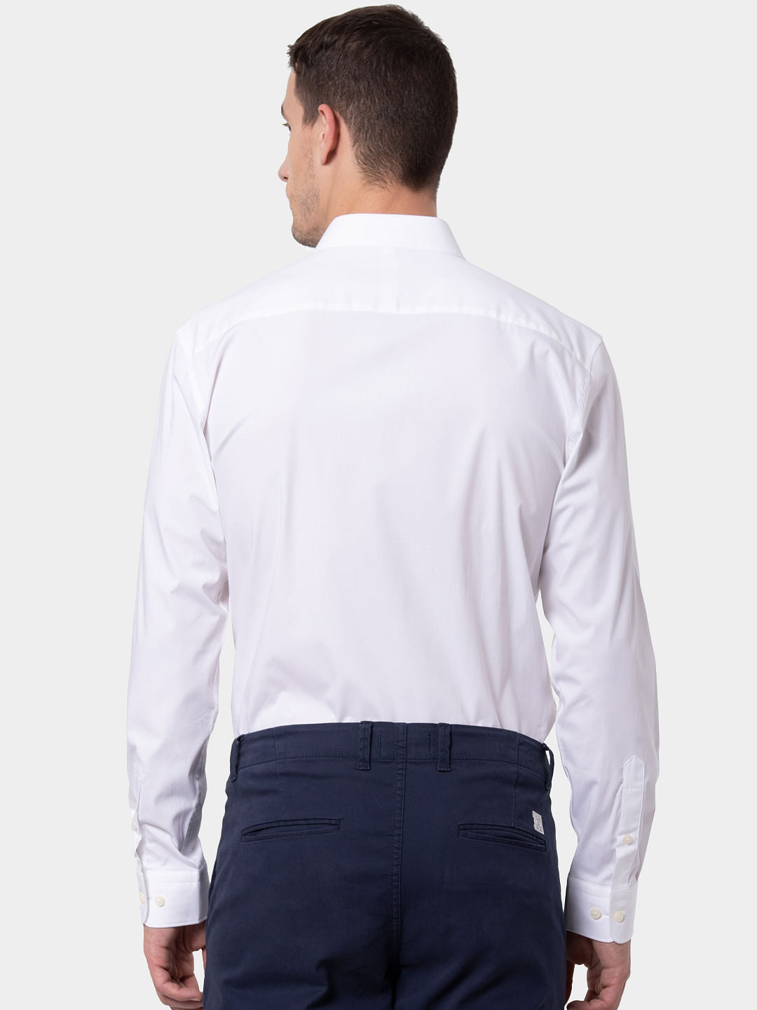 White Full Sleeves Shirt