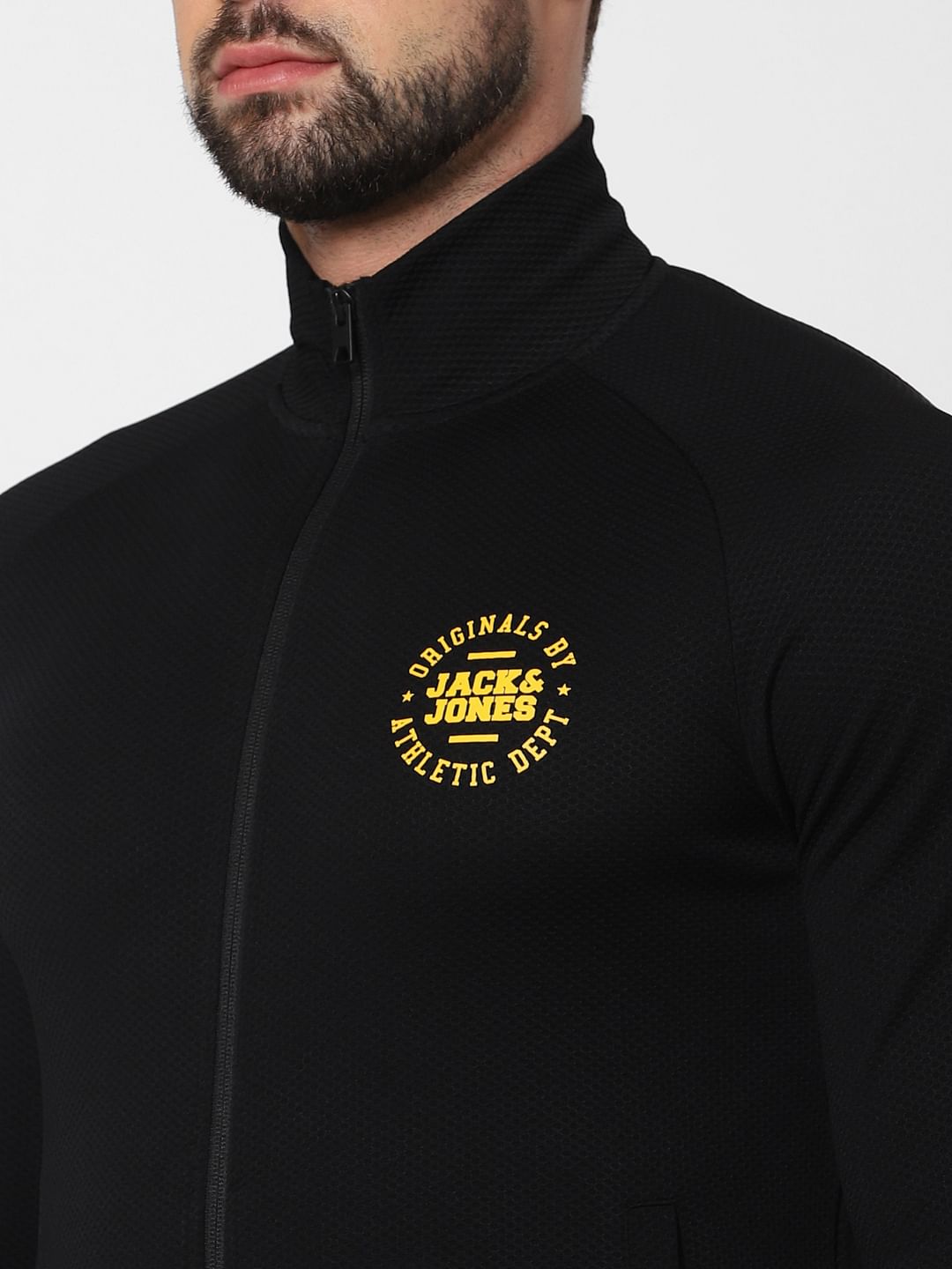 Black Zip Up Sweatshirt