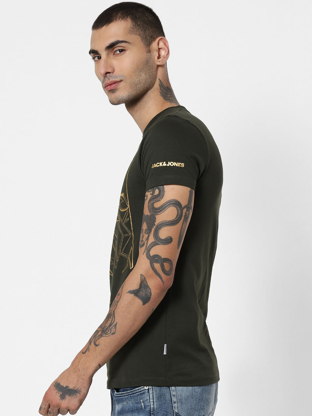 X Power Of Icon Green Thanos Crew Neck T-Shirt