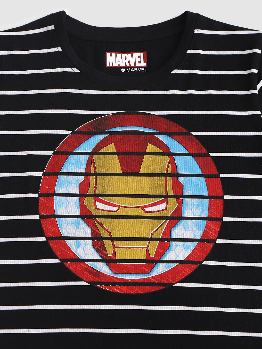 Boys x Marvel Black Iron Man T-shirt