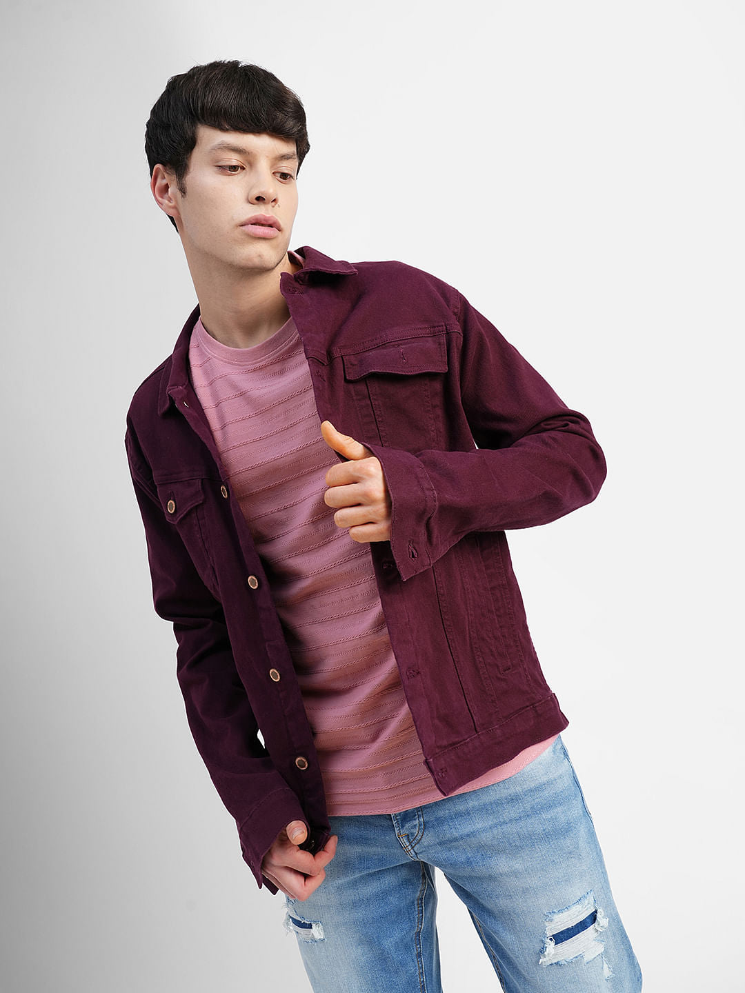Pink Crew Neck T-shirt - S