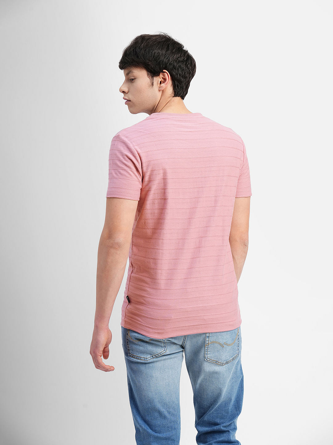 Pink Crew Neck T-shirt