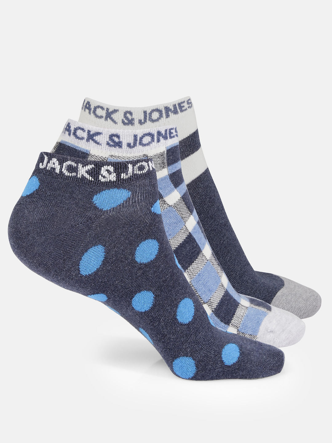 Pack of Three Ankle Length Socks - ONE