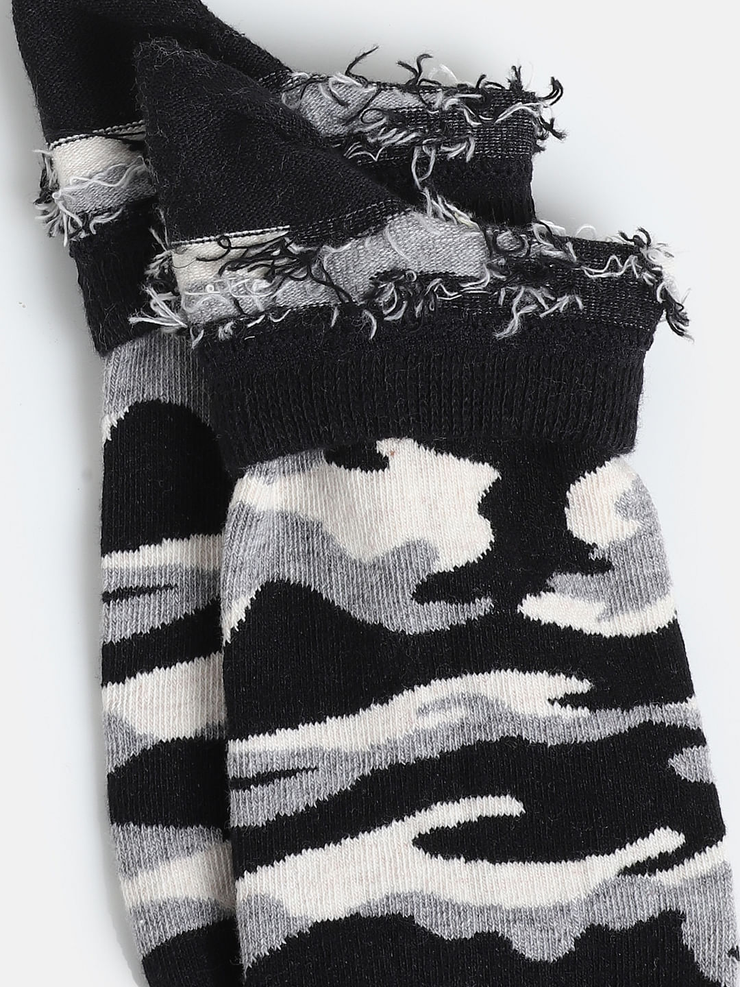 Pack of 3 Camo Print Ankle Length Socks