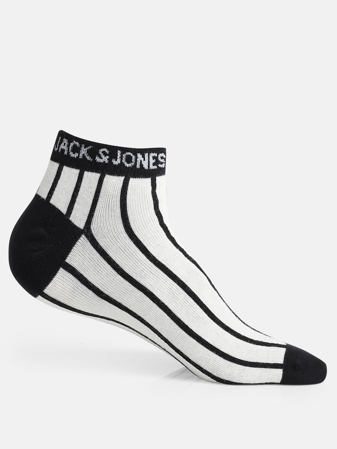 Pack of 3 Monochrome Ankle Length Socks