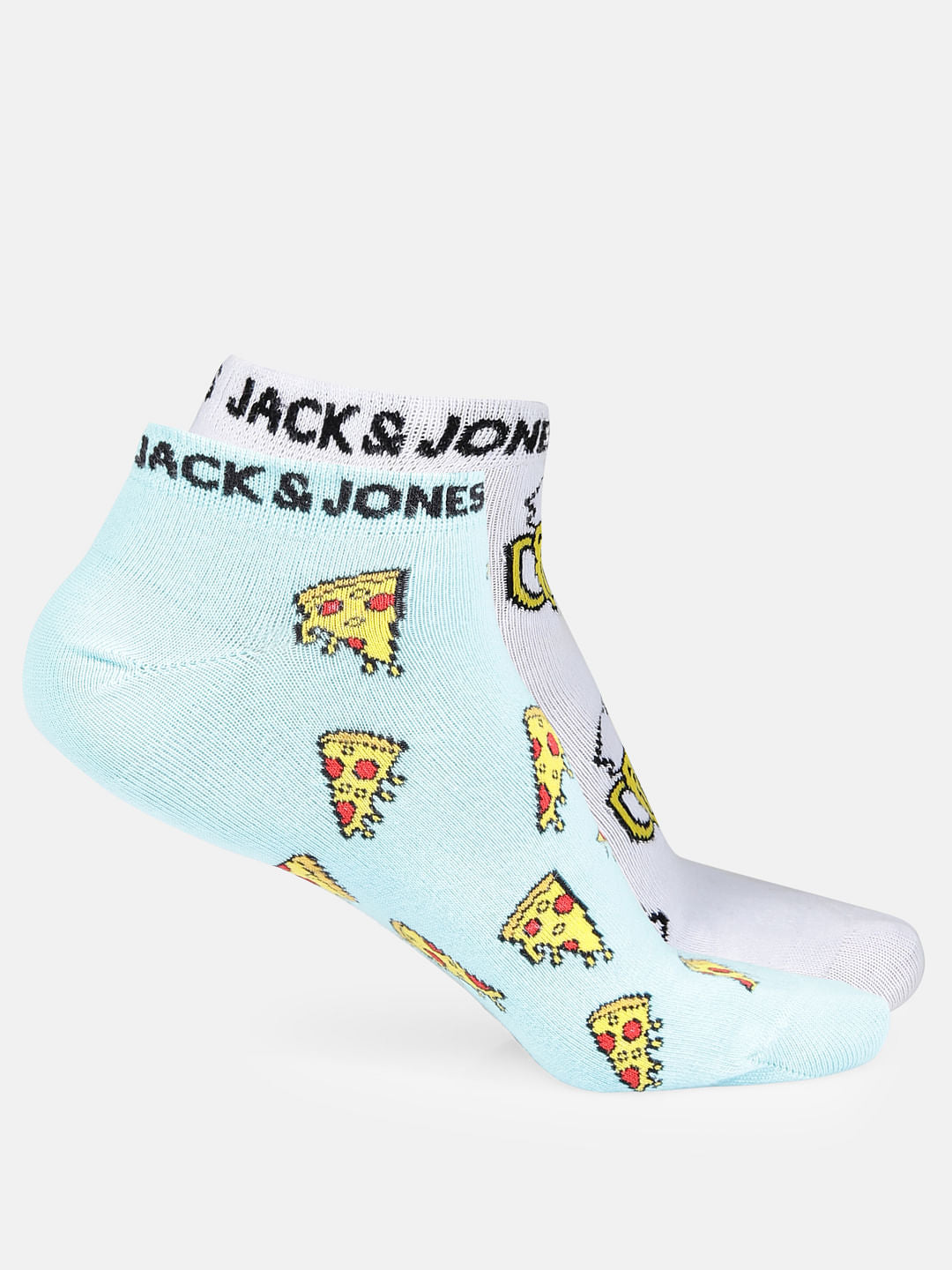 Pack of Two Printed Ankle Length Socks - ONE
