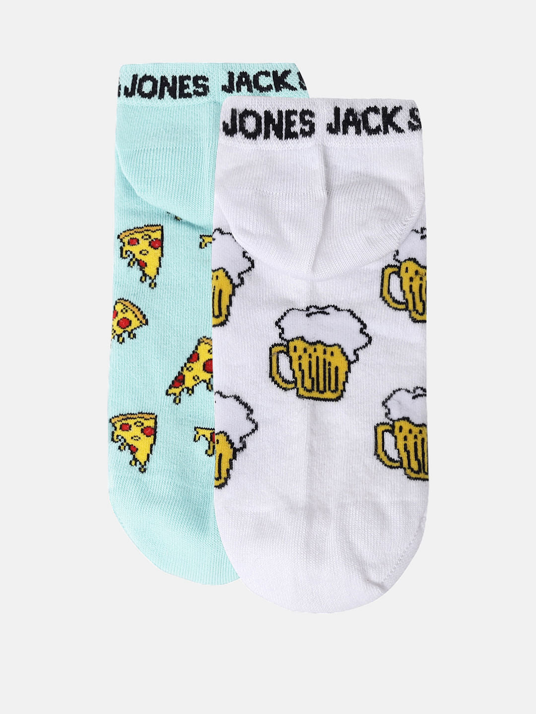 Pack of Two Printed Ankle Length Socks