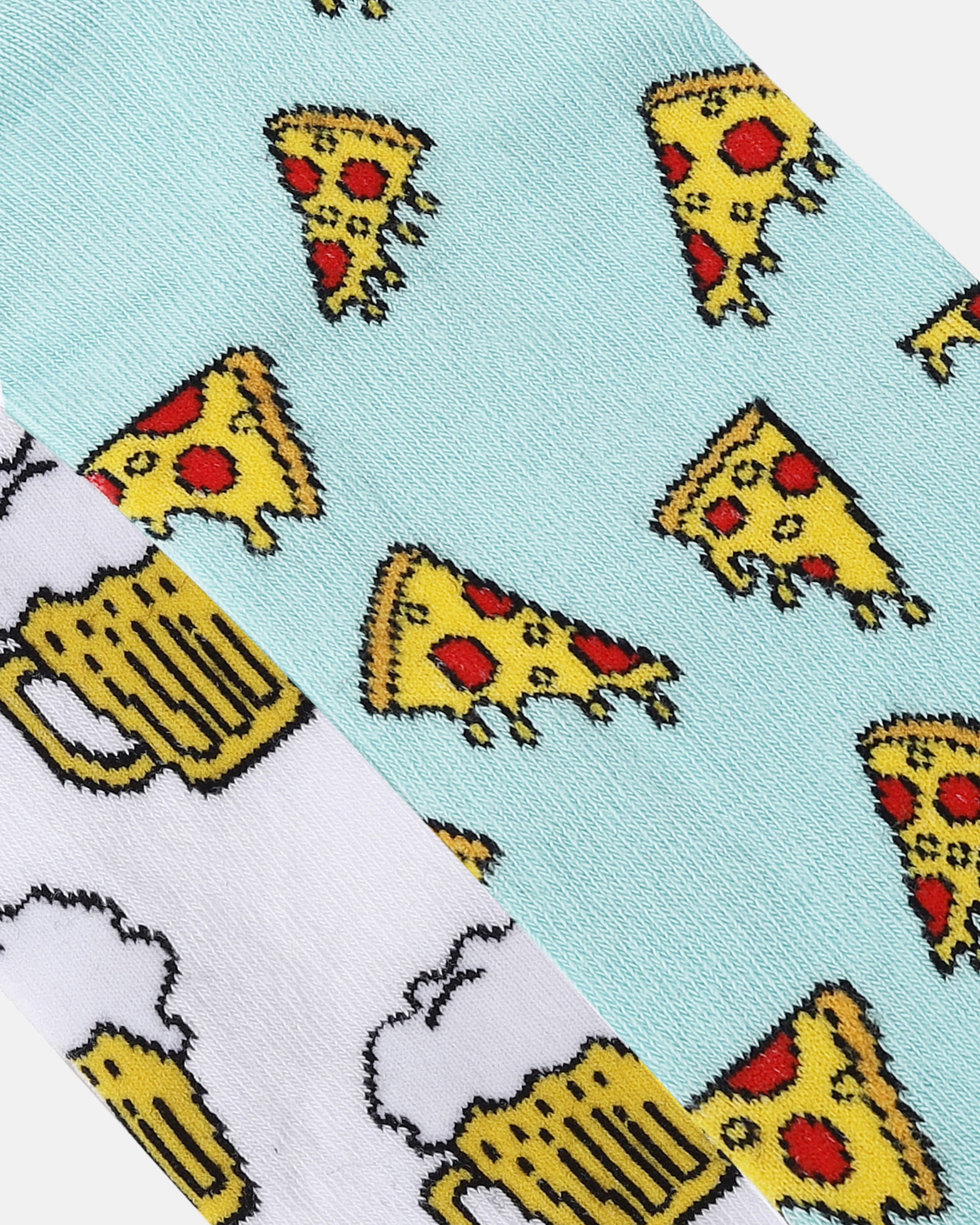 Pack of Two Printed Ankle Length Socks