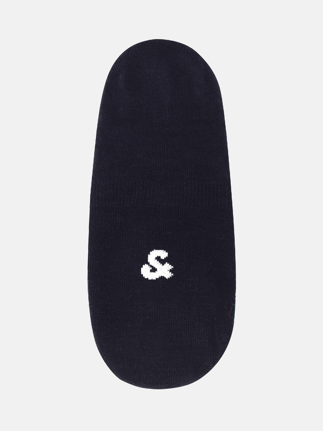 Pack of Two No Show Socks - Black & Blue