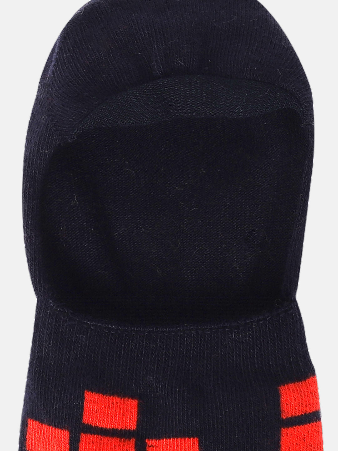 Pack of Two No Show Socks - Black & Blue