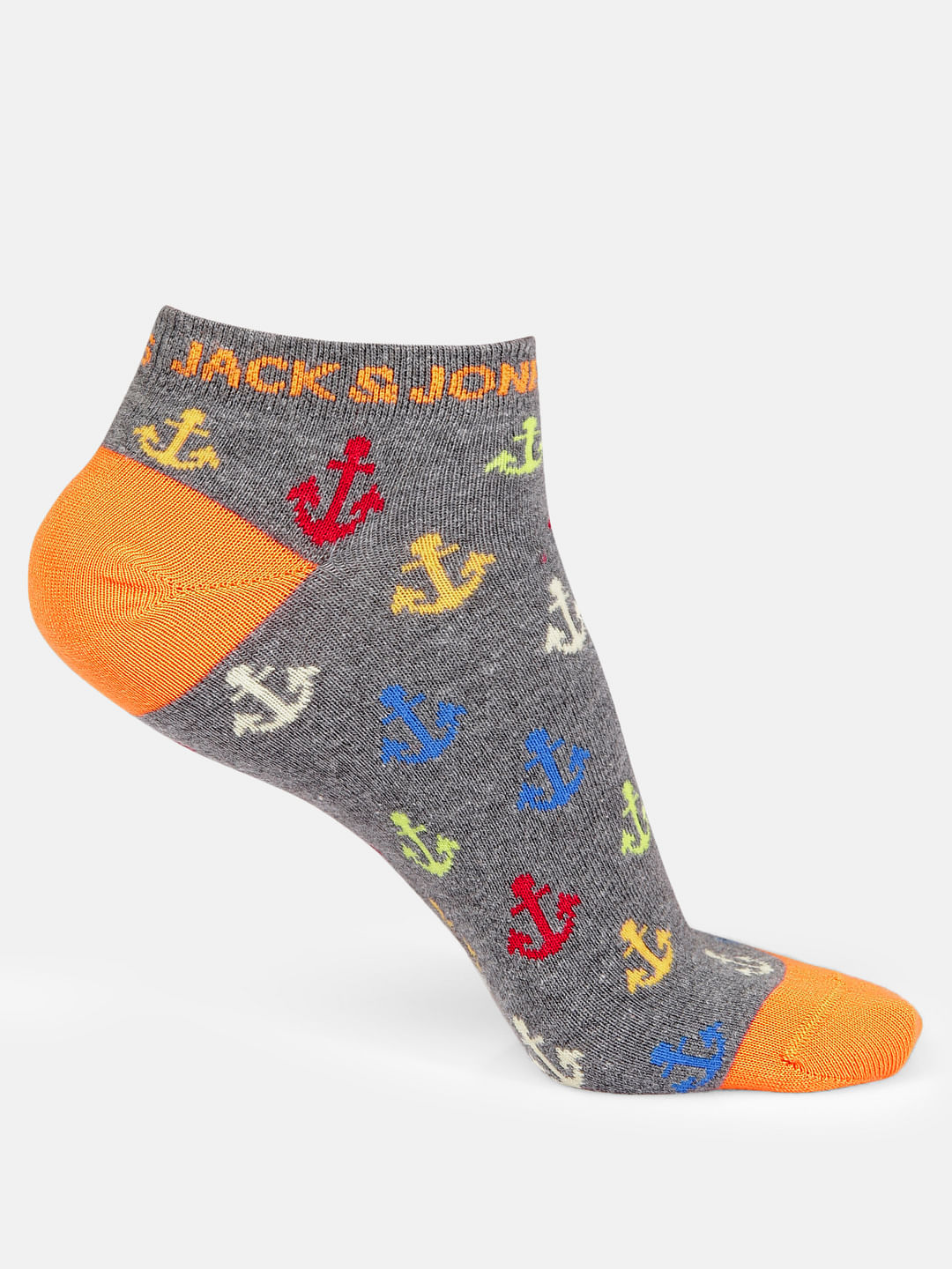 Pack of Two Ankle Length Socks - Blue & Grey