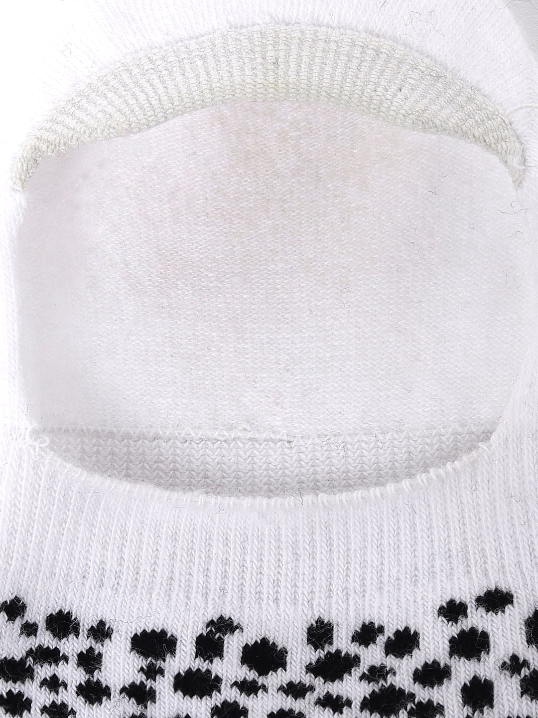 Pack of Three Monochrome No Show Socks