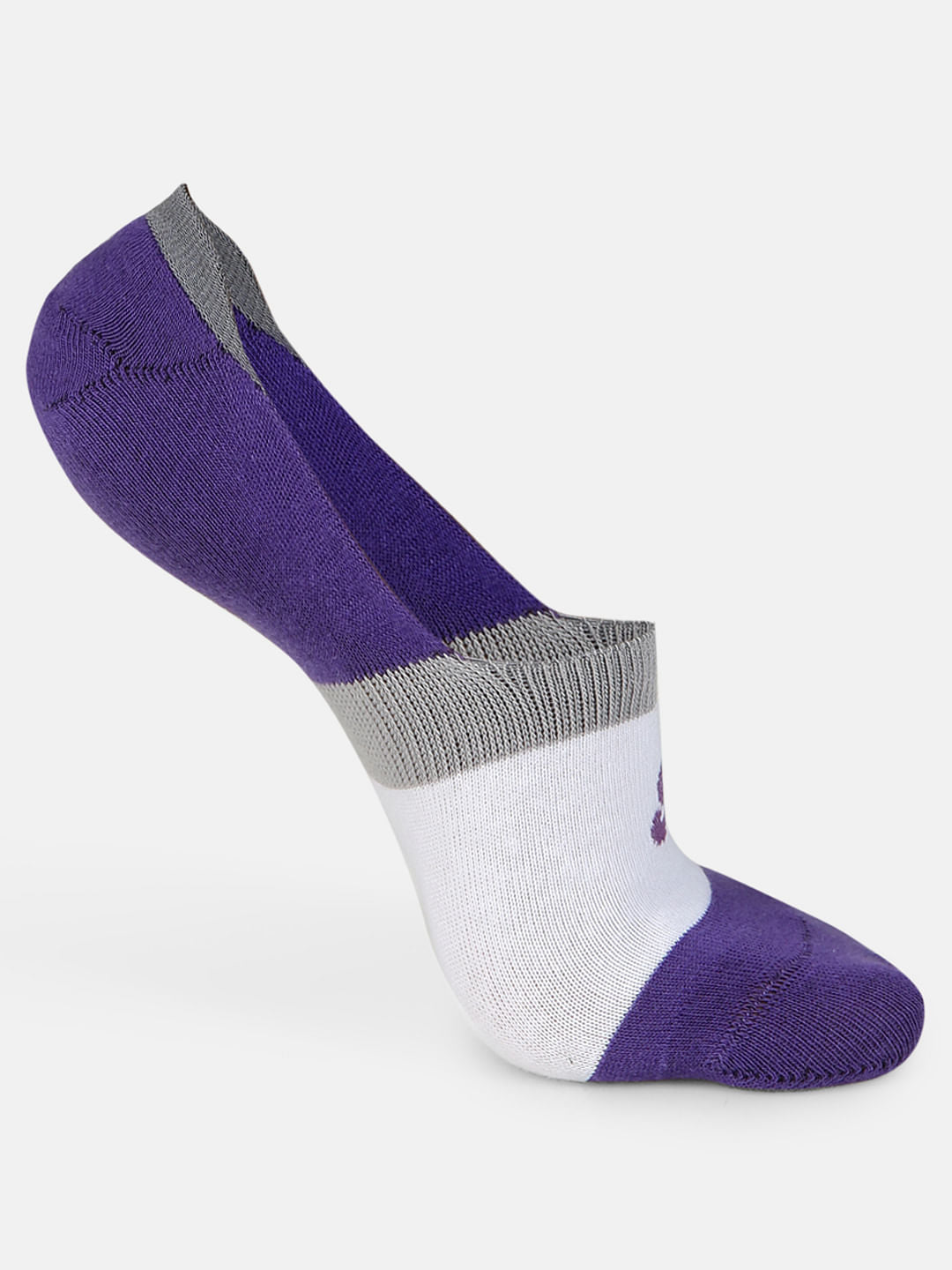 Pack of Two Colourblocked No Show Socks