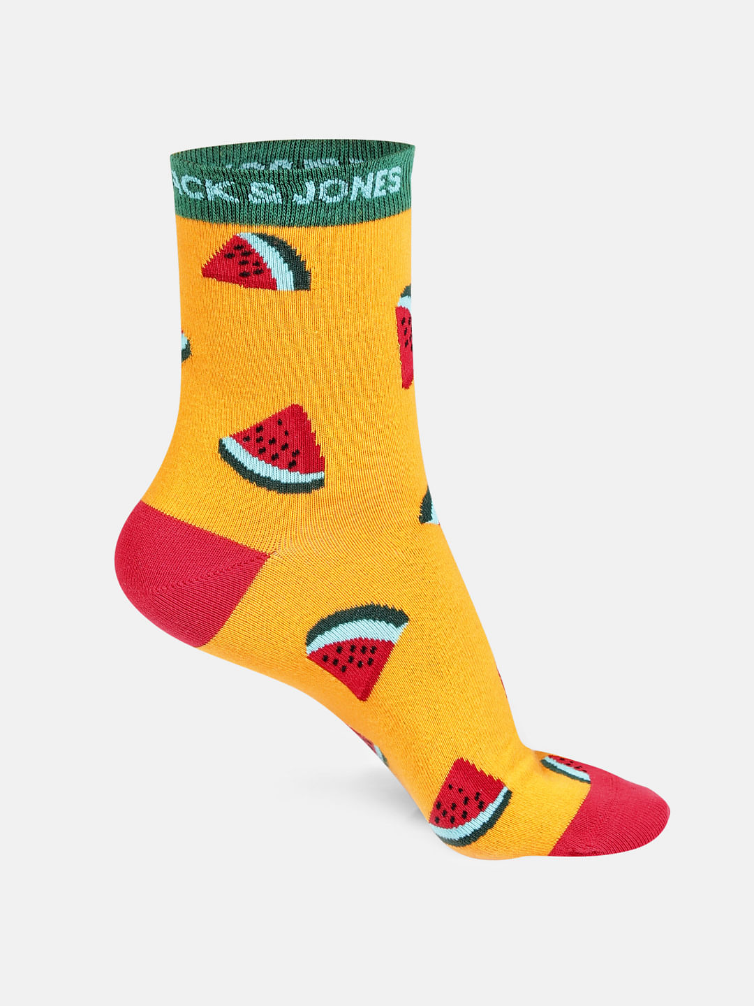 Yellow Mid Calf Length Socks - ONE