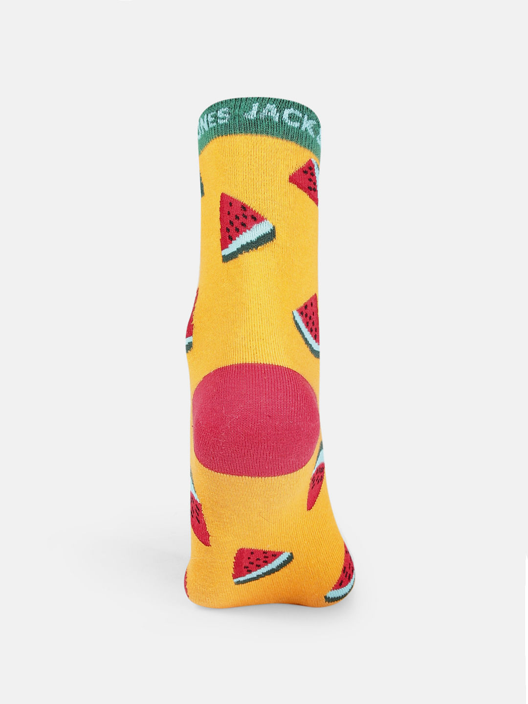 Yellow Mid Calf Length Socks