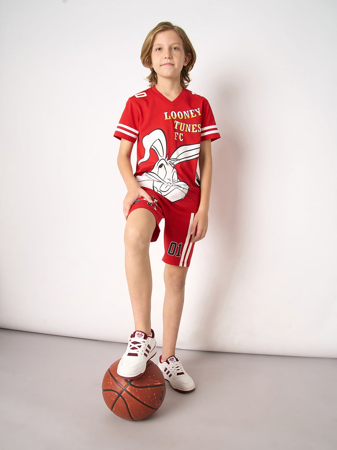 Looney Tunes Red Bugs Bunny Co-ord Set T-Shirt - 4/5Y
