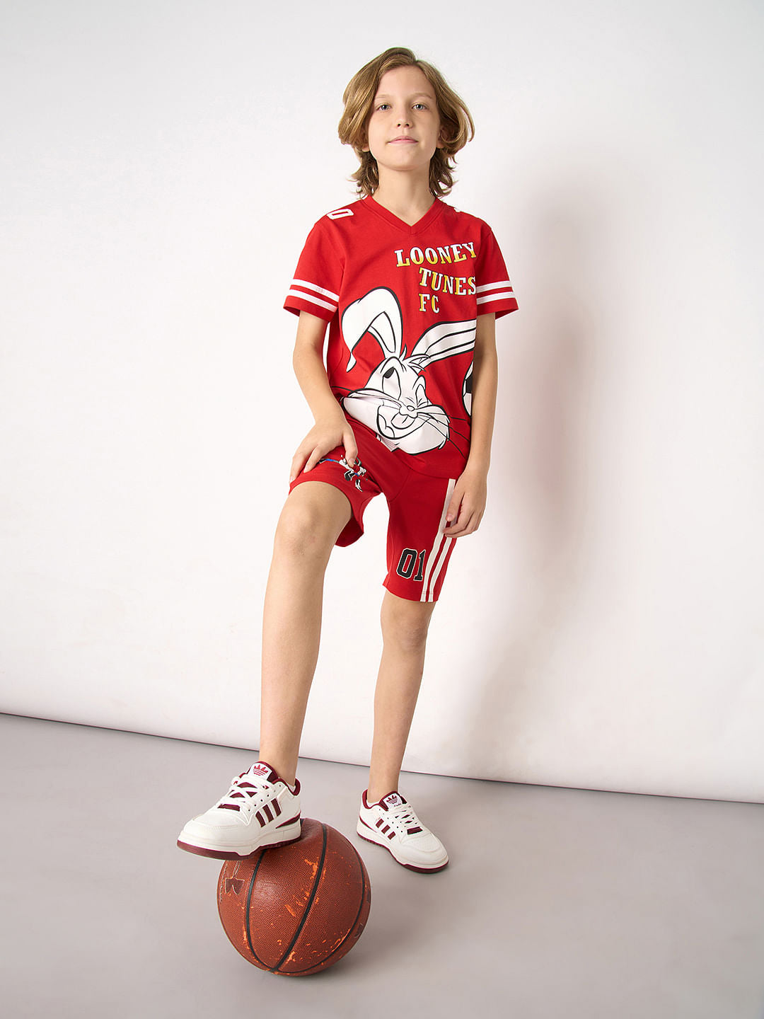 Looney Tunes Red Bugs Bunny Co-ord Set Shorts - 4/5Y