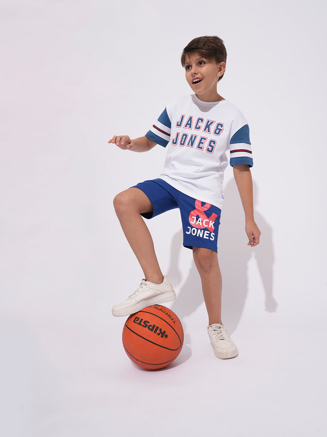 Boys Summer Printed Knit Shorts - 4/5Y