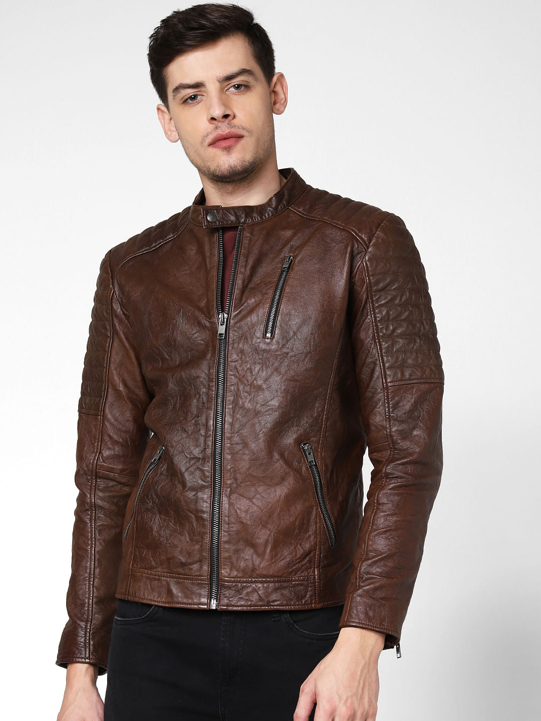 Brown Leather Jacket
