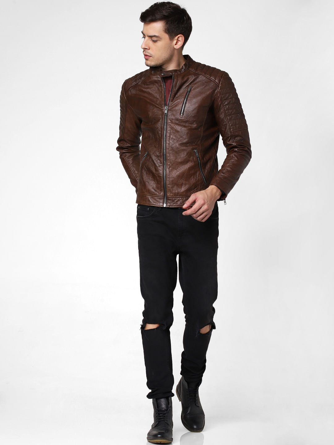 Brown Leather Jacket