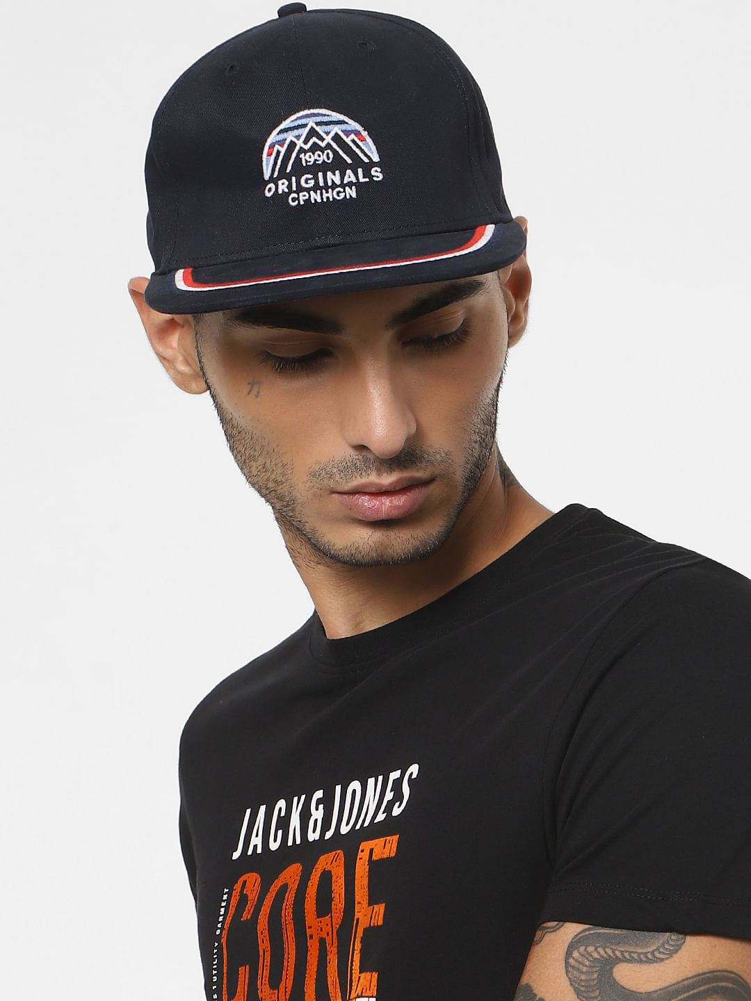 Navy Blue Snapback Cap - ONE