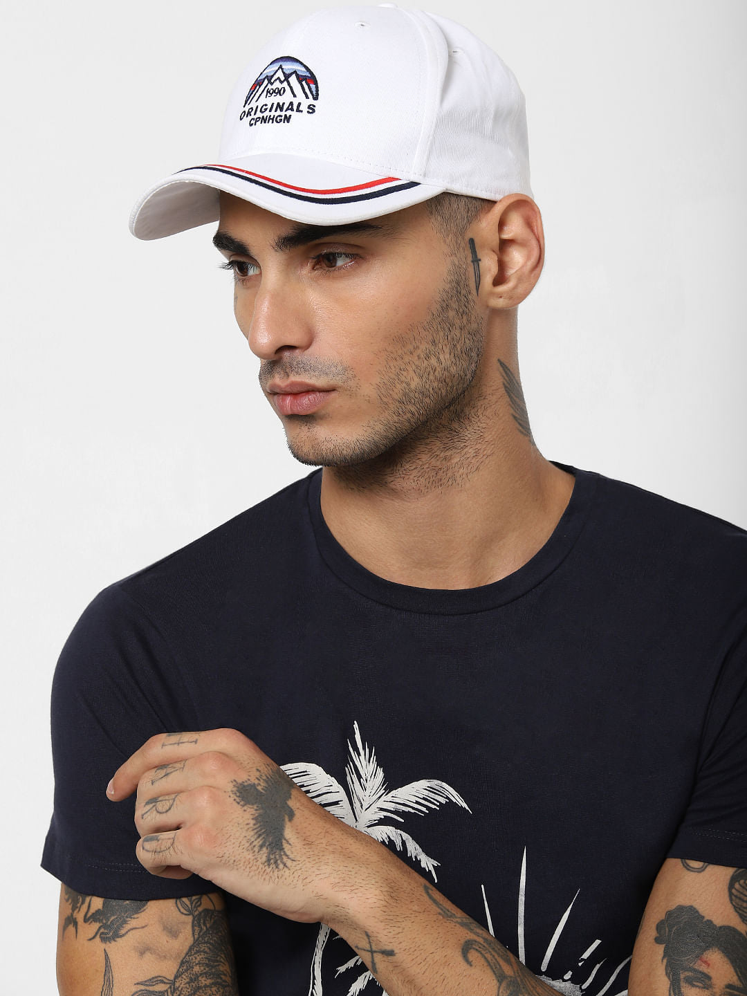 White Snapback Cap - ONE