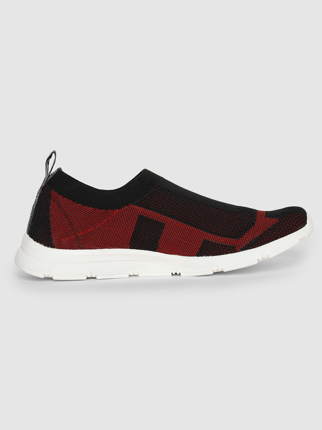 Maroon Slip On Sneakers