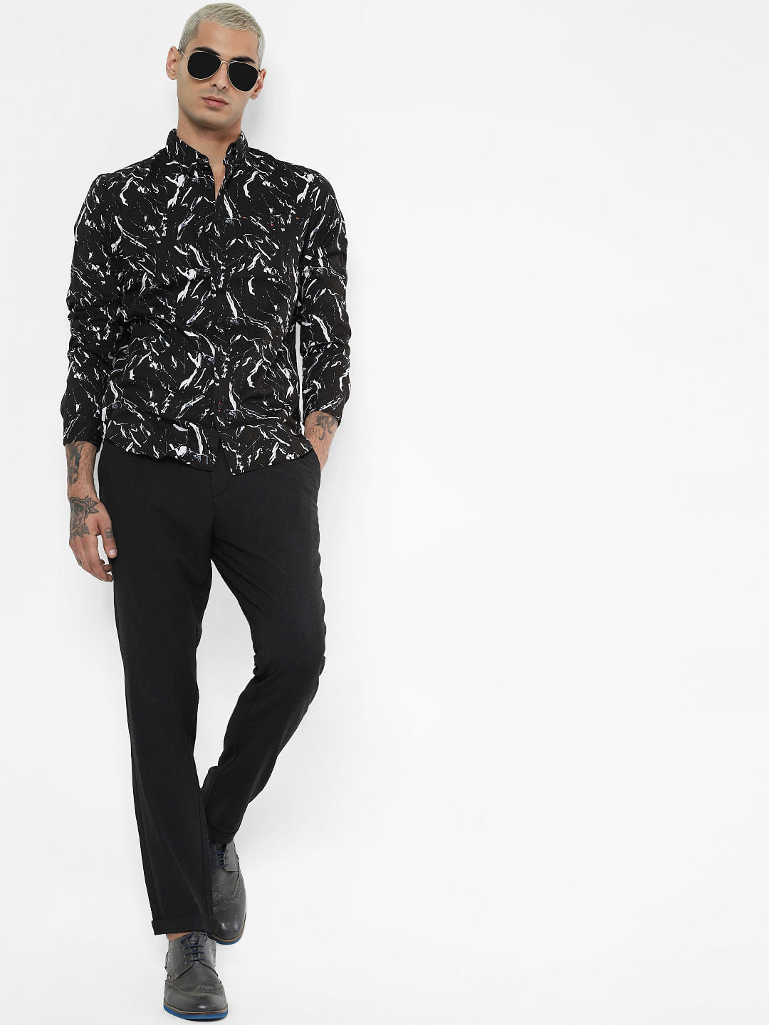 Dark Grey Slim Fit Pants - 28/30