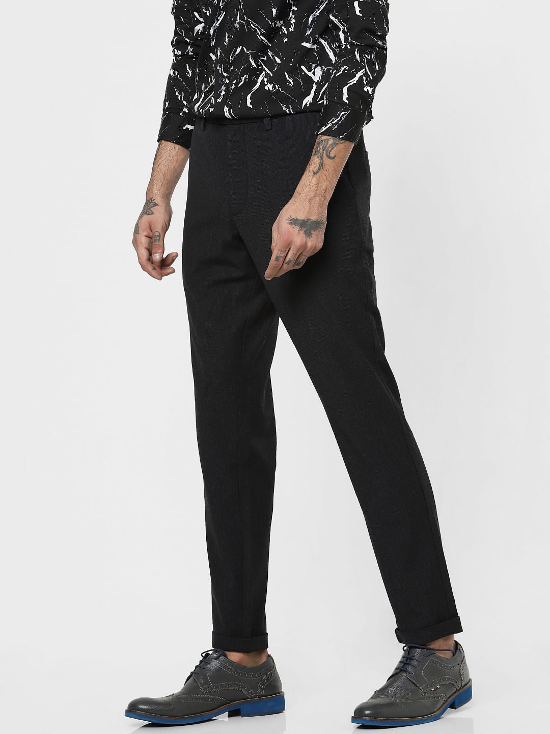 Dark Grey Slim Fit Pants