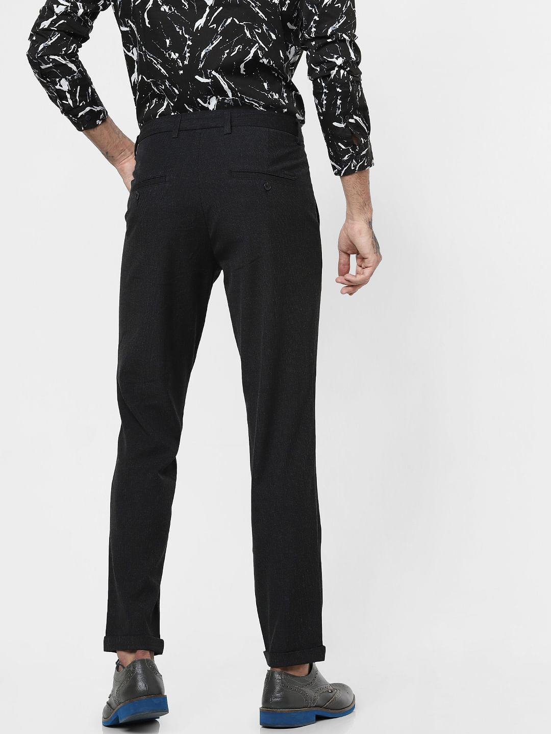 Dark Grey Slim Fit Pants