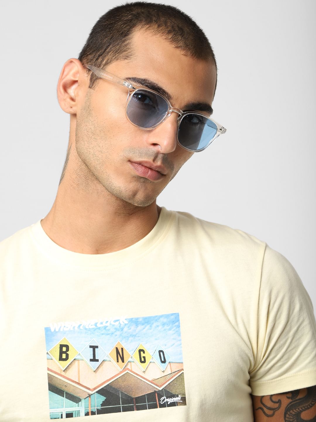 Blue Wayfarer Sunglasses - ONE