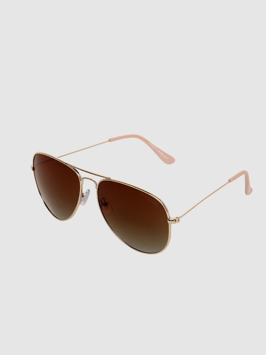 Brown Aviator Sunglasses