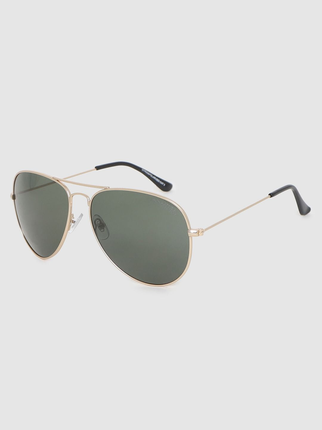 Green Aviator Sunglasses
