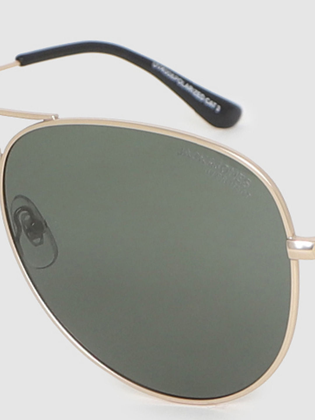 Green Aviator Sunglasses