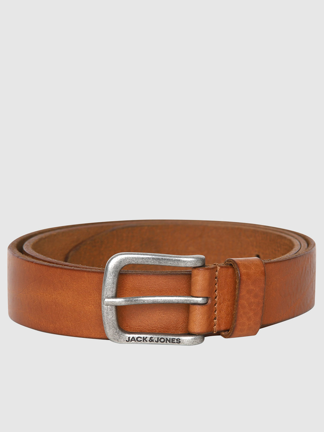 Brown Leather Belt - 32