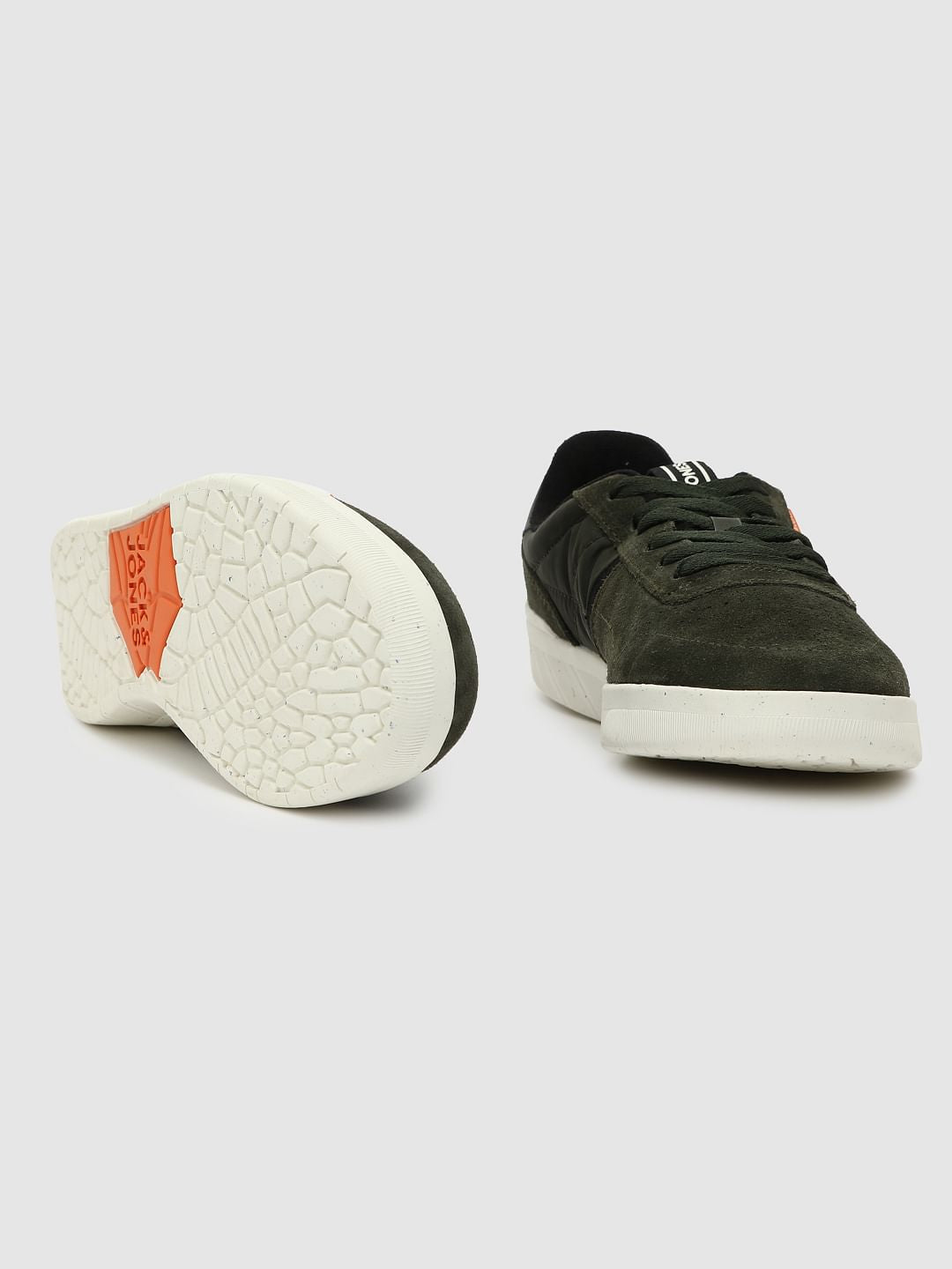 Olive Suede Sneakers - 6
